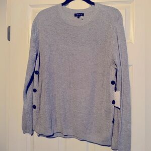 Long sleeved 1 STATE gray waffle shirt size small; new with tags (NWT)